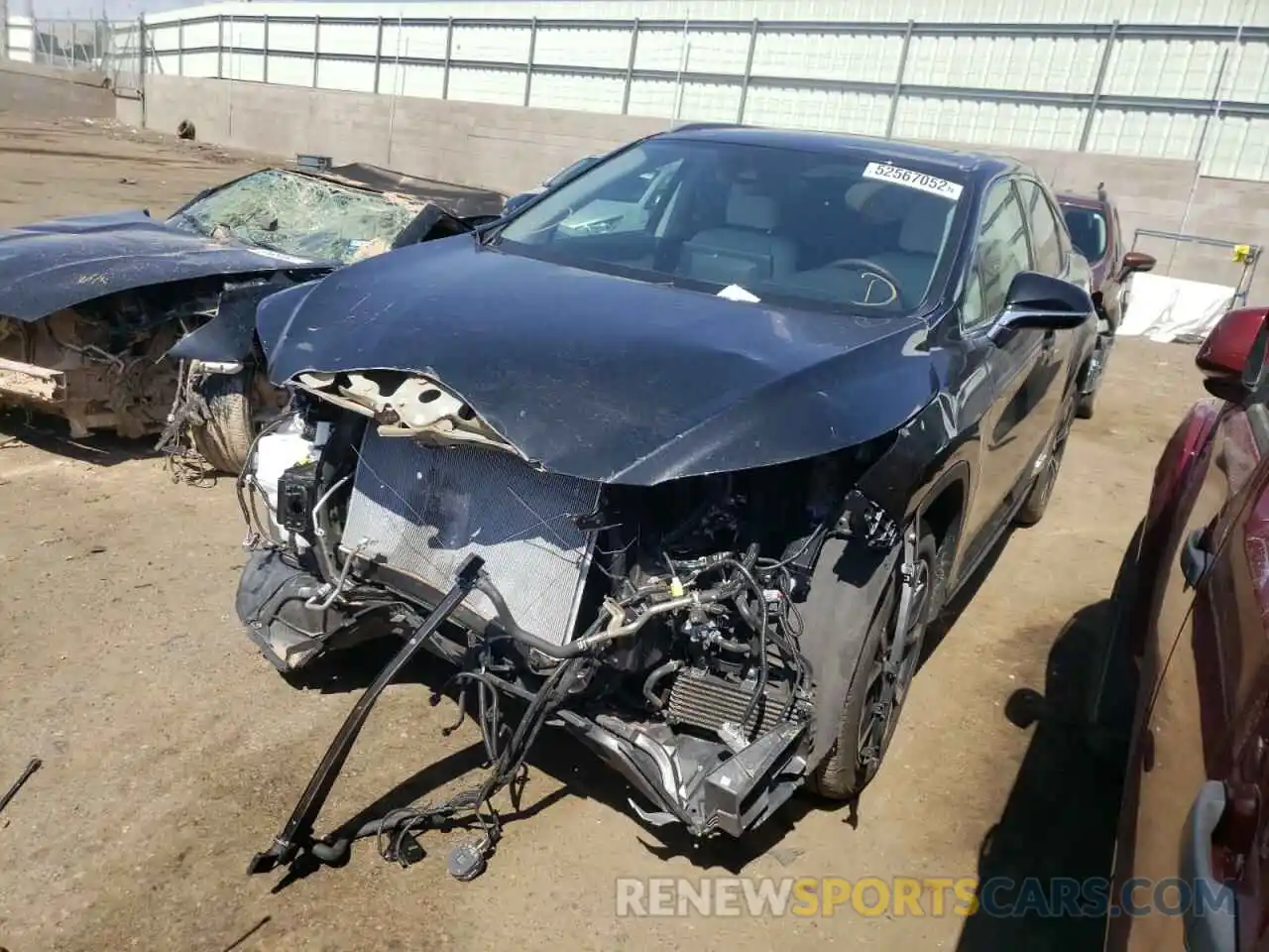 9 Photograph of a damaged car 2T2HGMDA3NC073039 LEXUS RX450 2022