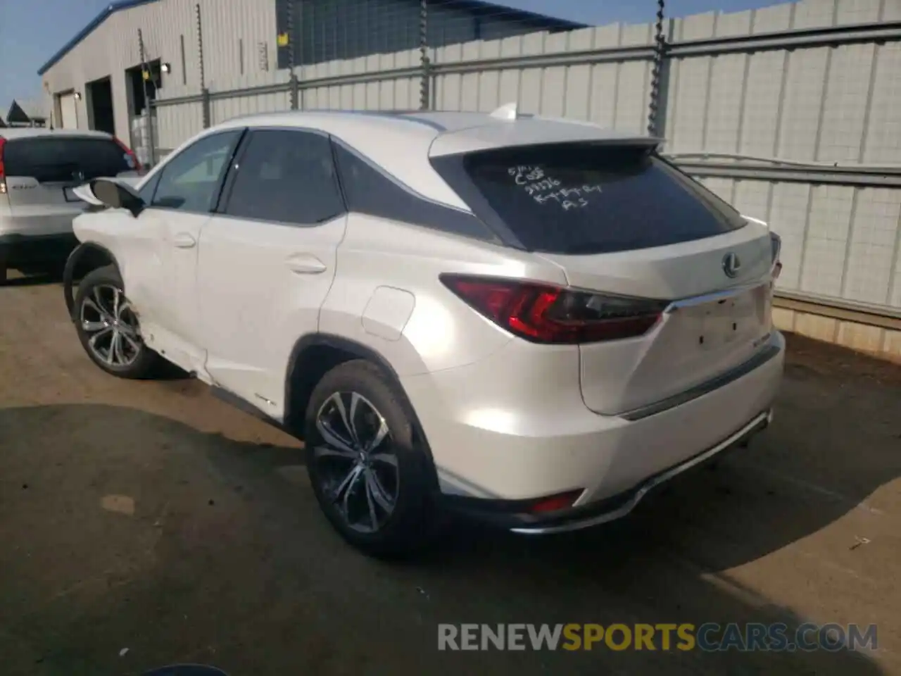 3 Фотография поврежденного автомобиля 2T2HGMDA6NC072581 LEXUS RX450 2022