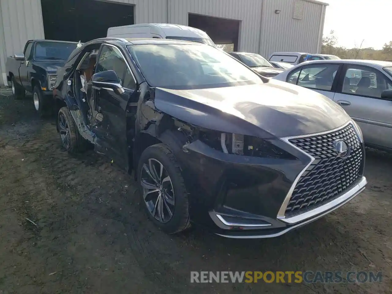 1 Photograph of a damaged car 2T2HGMDA7NC074338 LEXUS RX450 2022