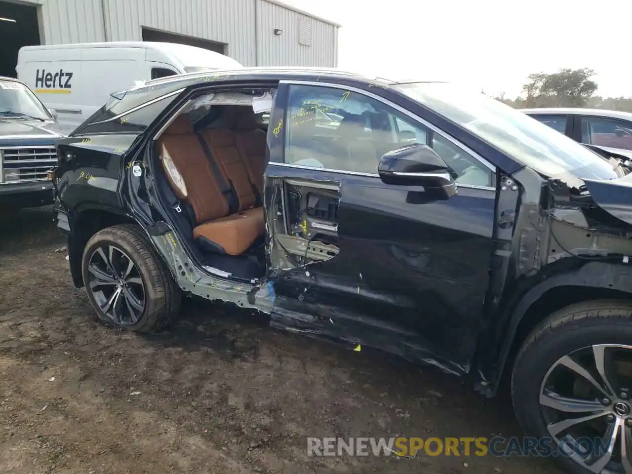 9 Photograph of a damaged car 2T2HGMDA7NC074338 LEXUS RX450 2022