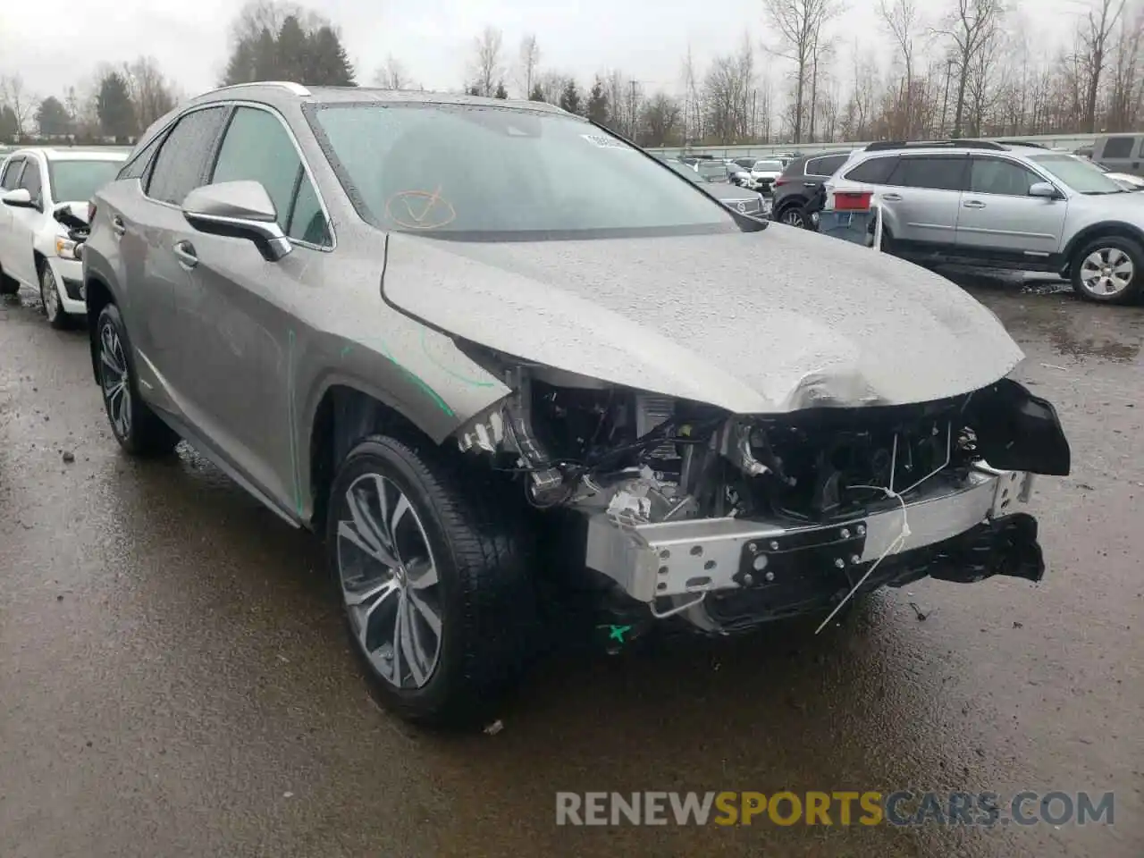 1 Photograph of a damaged car 2T2HGMDA9NC072901 LEXUS RX450 2022