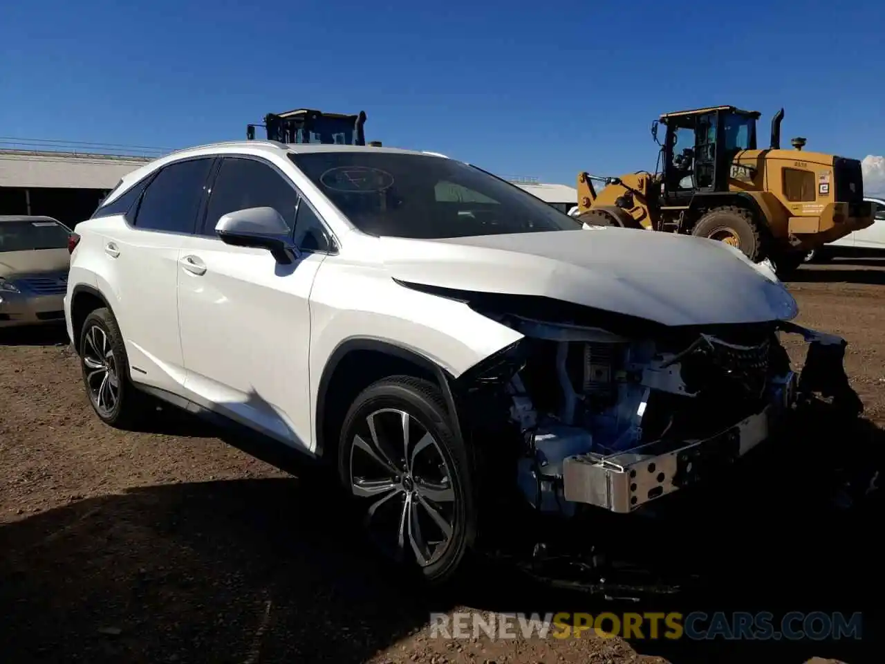 1 Photograph of a damaged car 2T2HGMDA9NC091447 LEXUS RX450 2022