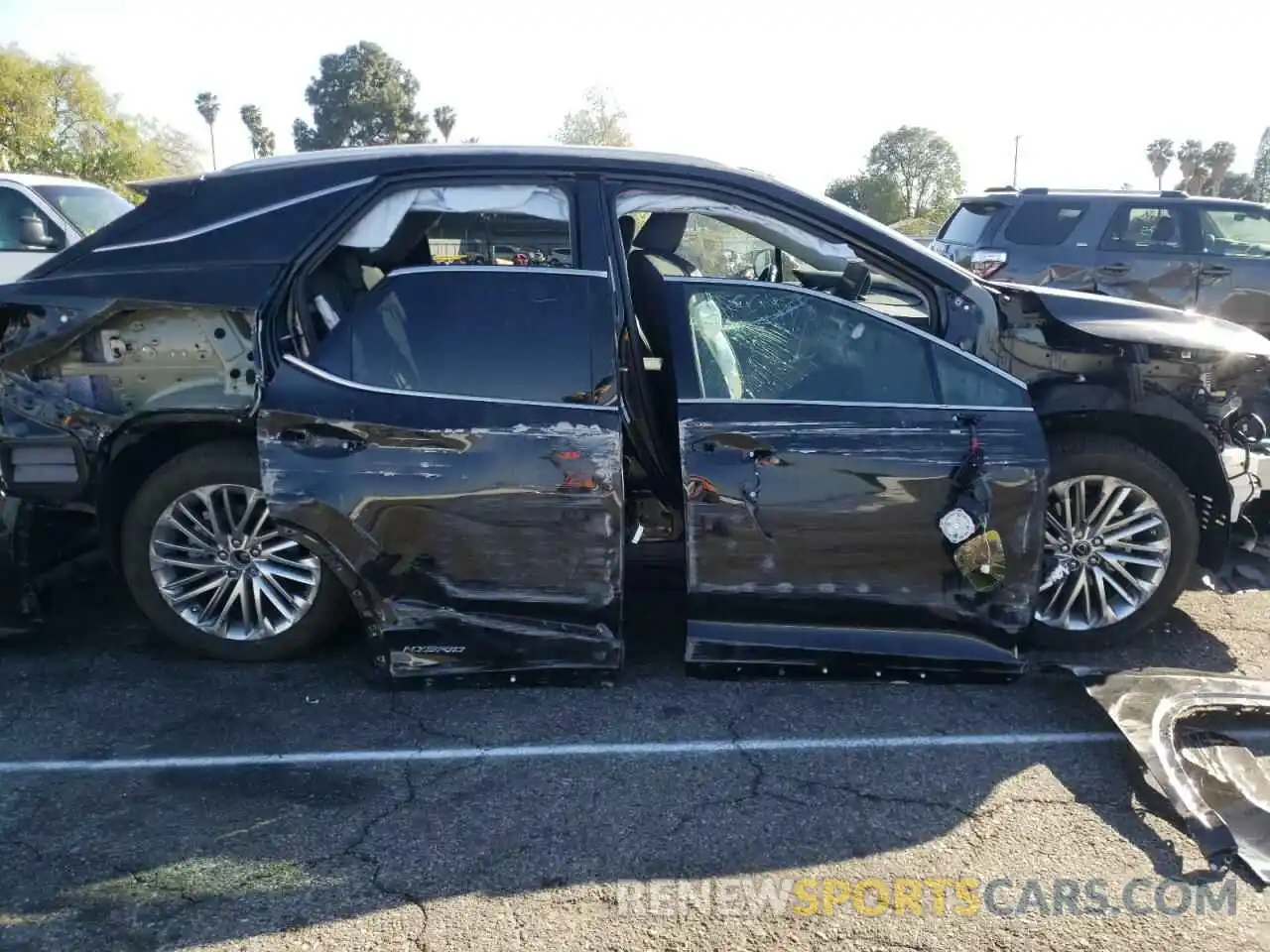 9 Photograph of a damaged car 2T2JGMDA1NC072764 LEXUS RX450 2022