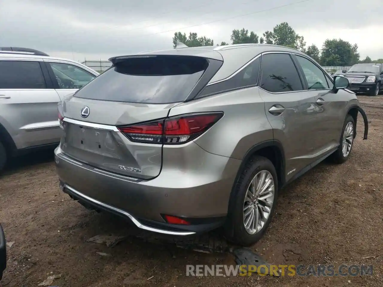 4 Фотография поврежденного автомобиля 2T2JGMDA9NC078943 LEXUS RX450 2022