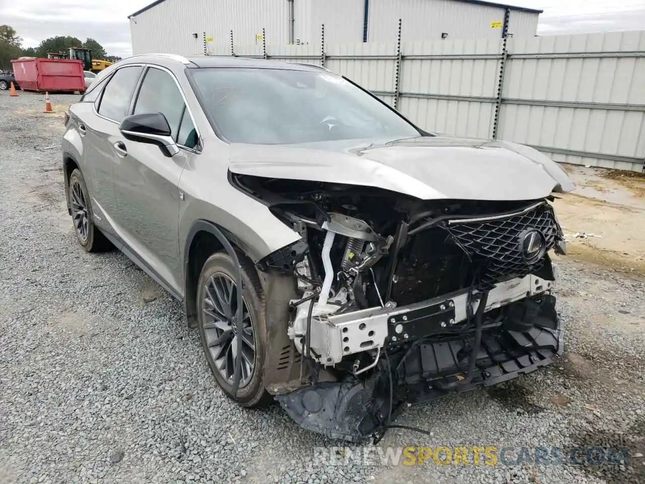 1 Photograph of a damaged car 2T2YGMDA4NC074264 LEXUS RX450 2022