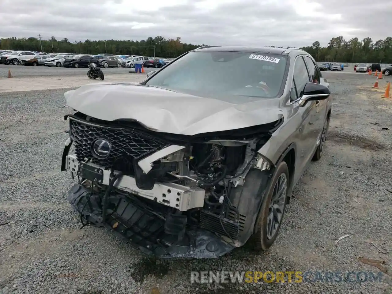 2 Photograph of a damaged car 2T2YGMDA4NC074264 LEXUS RX450 2022