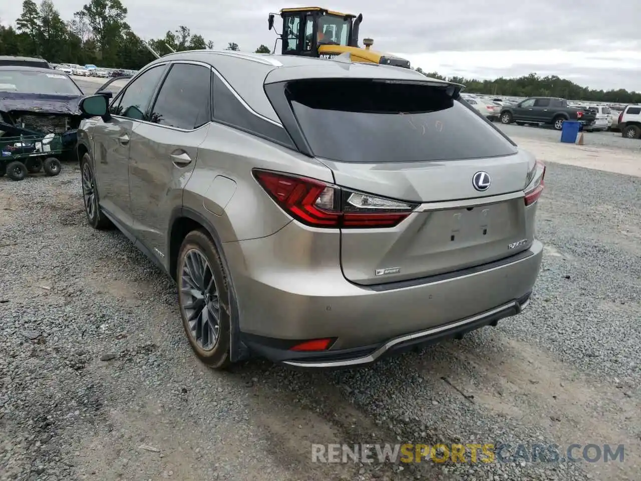 3 Photograph of a damaged car 2T2YGMDA4NC074264 LEXUS RX450 2022