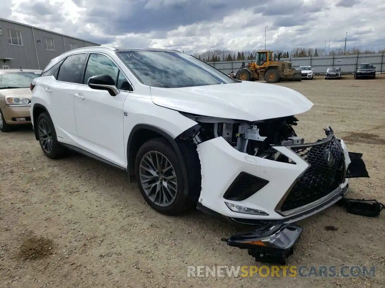 1 Photograph of a damaged car 2T2YGMDA5NC083619 LEXUS RX450 2022