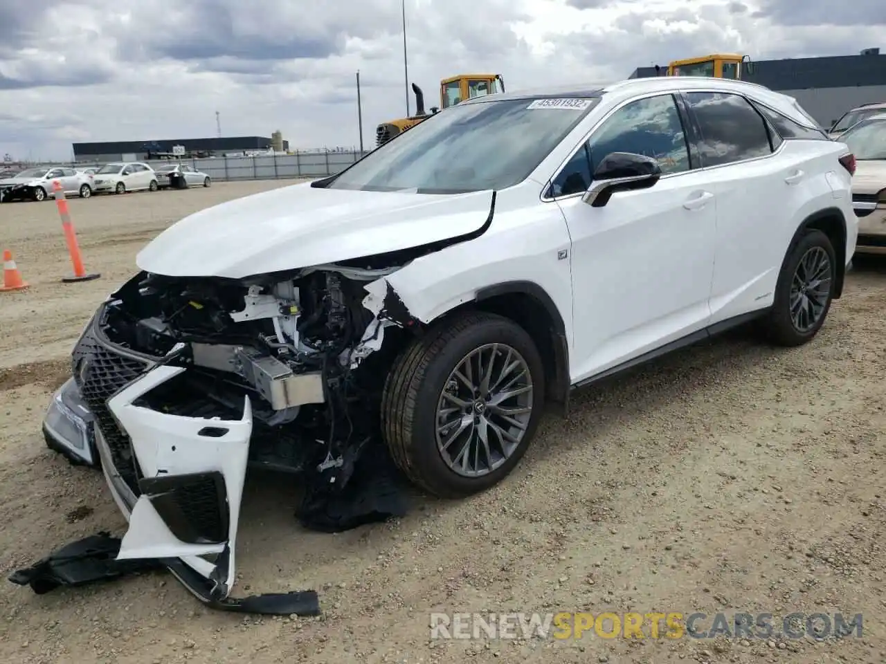 2 Photograph of a damaged car 2T2YGMDA5NC083619 LEXUS RX450 2022