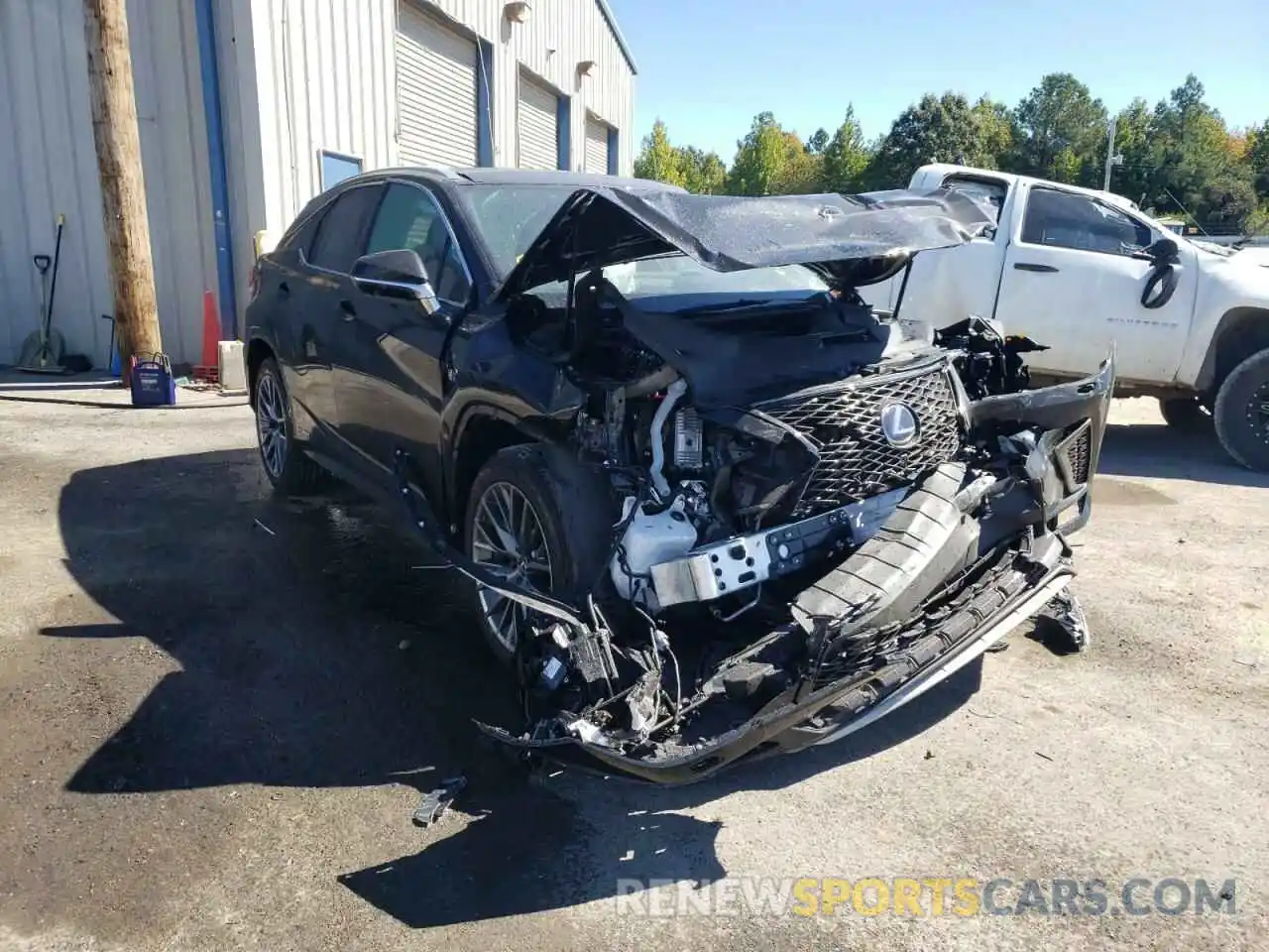 1 Photograph of a damaged car 2T2YGMDA8NC080990 LEXUS RX450 2022