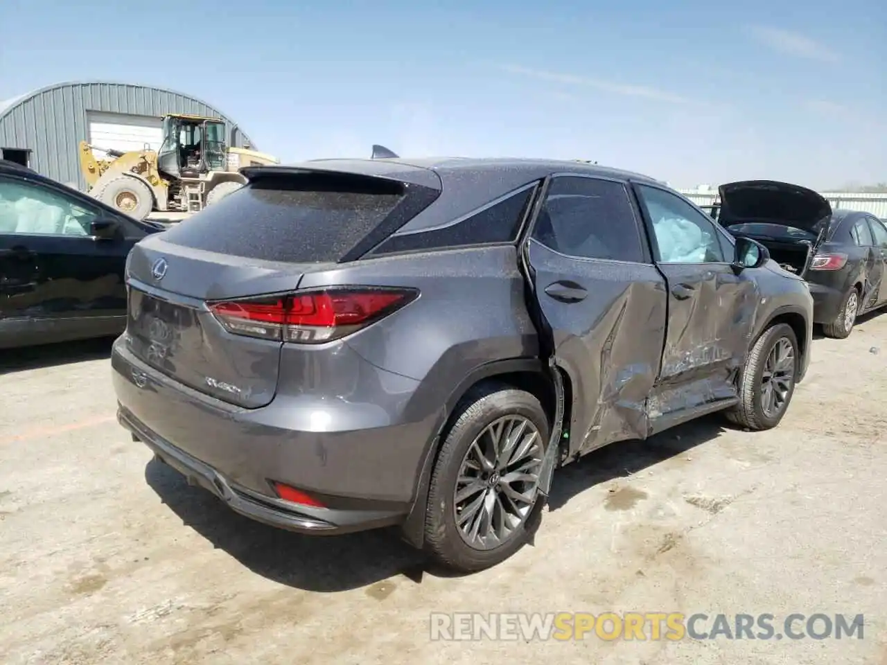 4 Фотография поврежденного автомобиля 2T2YGMDAXNC073510 LEXUS RX450 2022