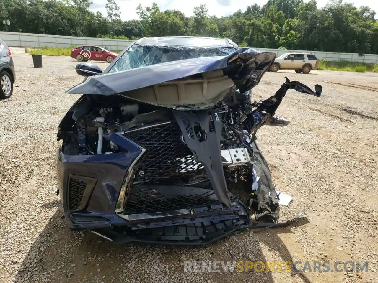 9 Photograph of a damaged car 2T2YGMDAXNC078738 LEXUS RX450 2022