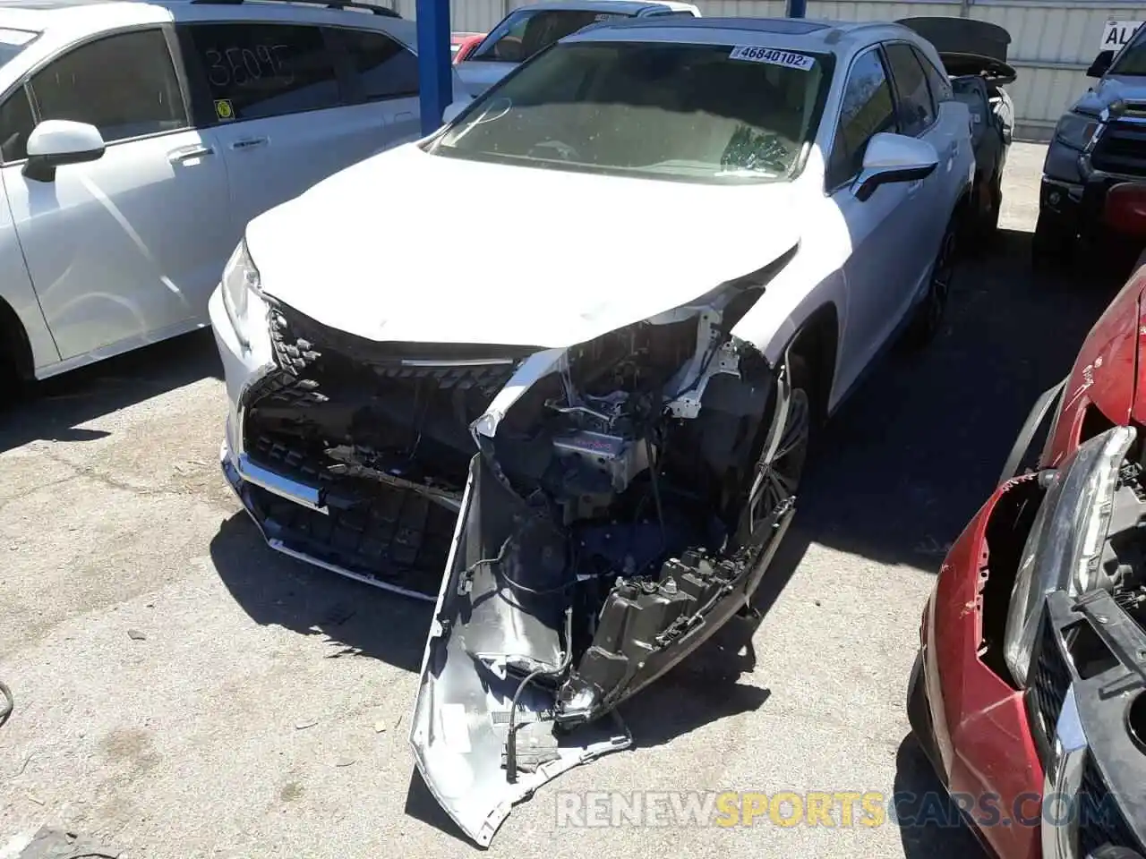 2 Фотография поврежденного автомобиля JTJHGKFA1N2025900 LEXUS RX450 2022