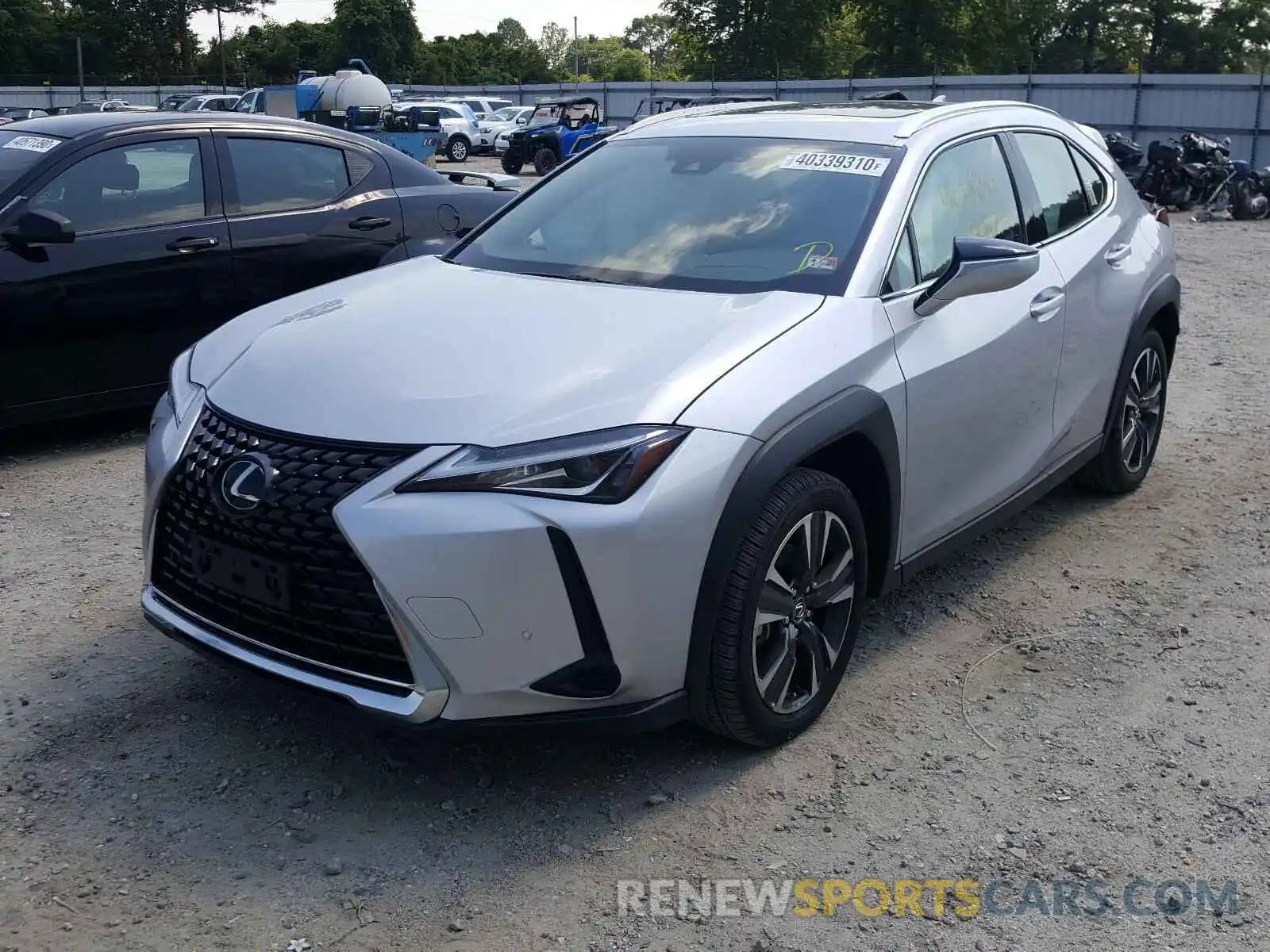 2 Фотография поврежденного автомобиля JTHY3JBH0K2000623 LEXUS UX 200 2019