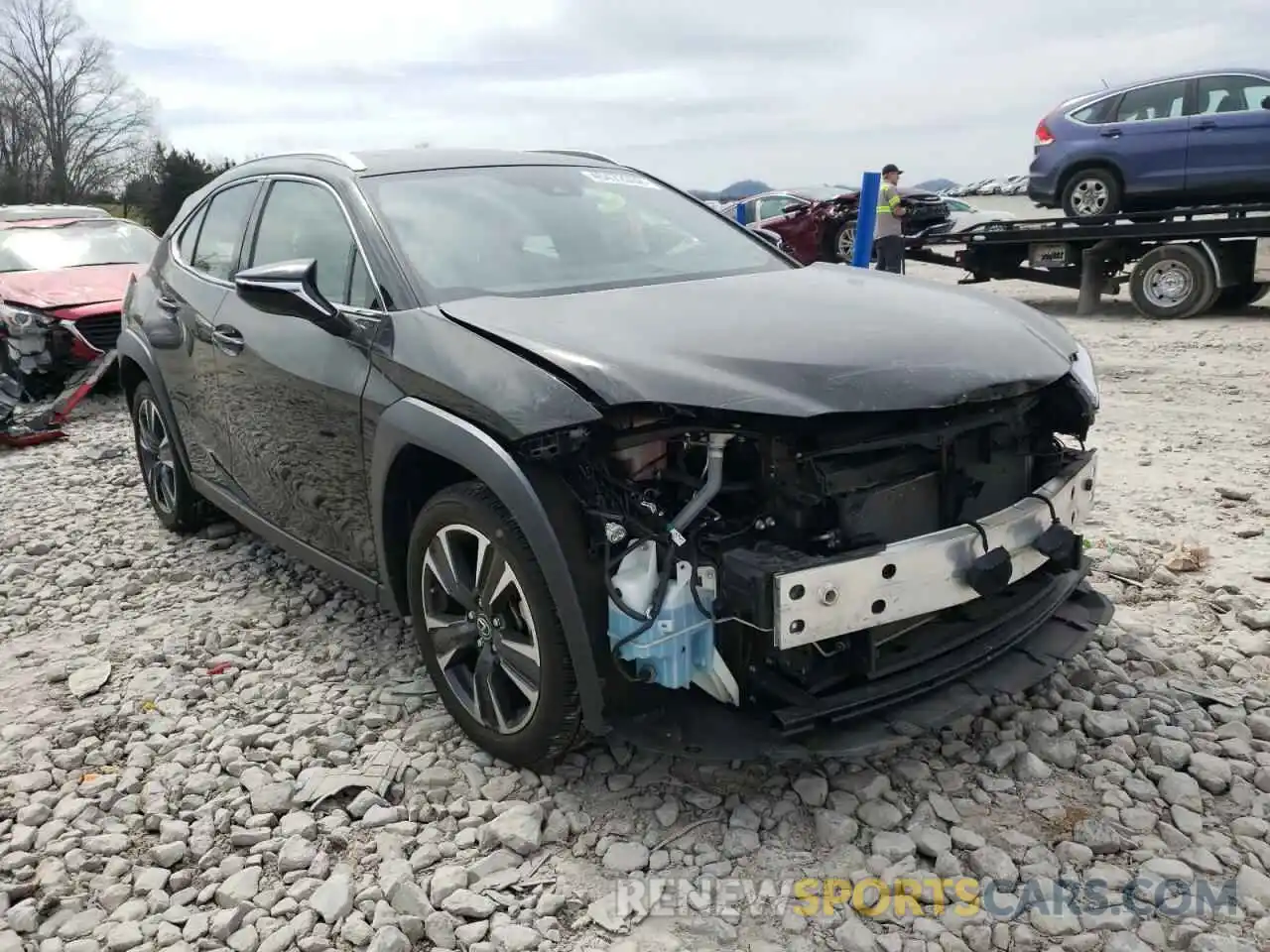 1 Photograph of a damaged car JTHY3JBH0K2001514 LEXUS UX 200 2019