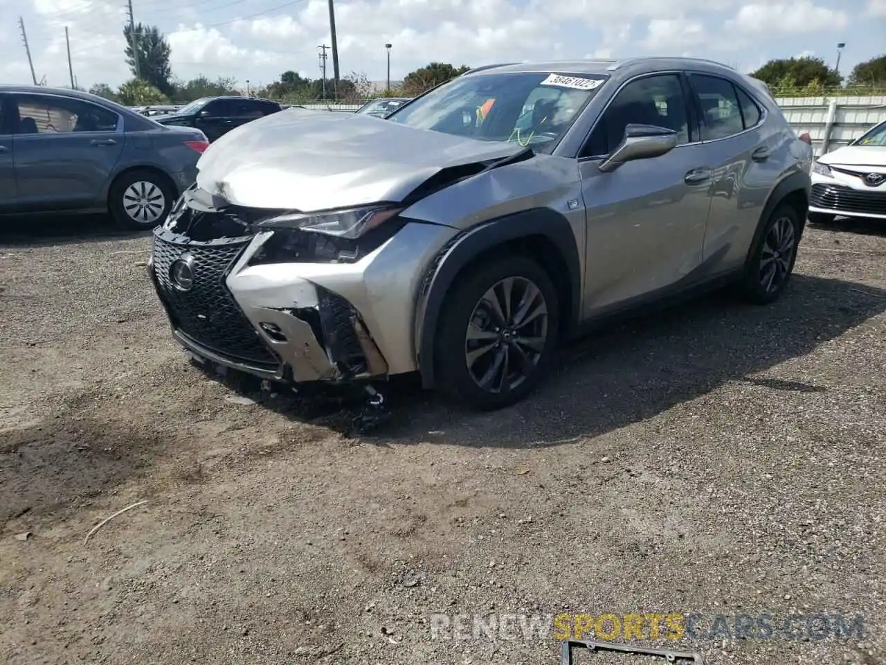 2 Фотография поврежденного автомобиля JTHY3JBH0K2003215 LEXUS UX 200 2019