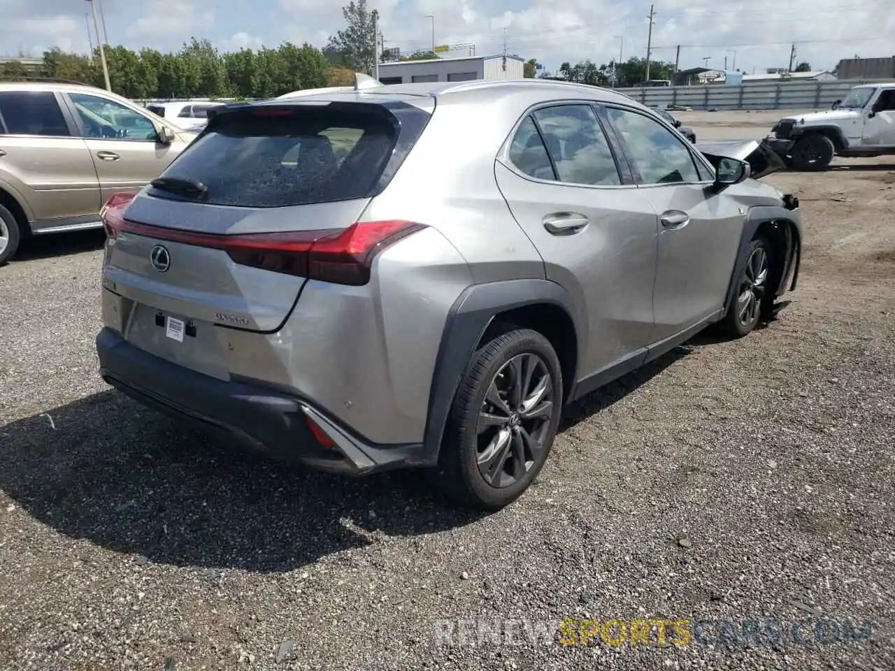 4 Фотография поврежденного автомобиля JTHY3JBH0K2003215 LEXUS UX 200 2019