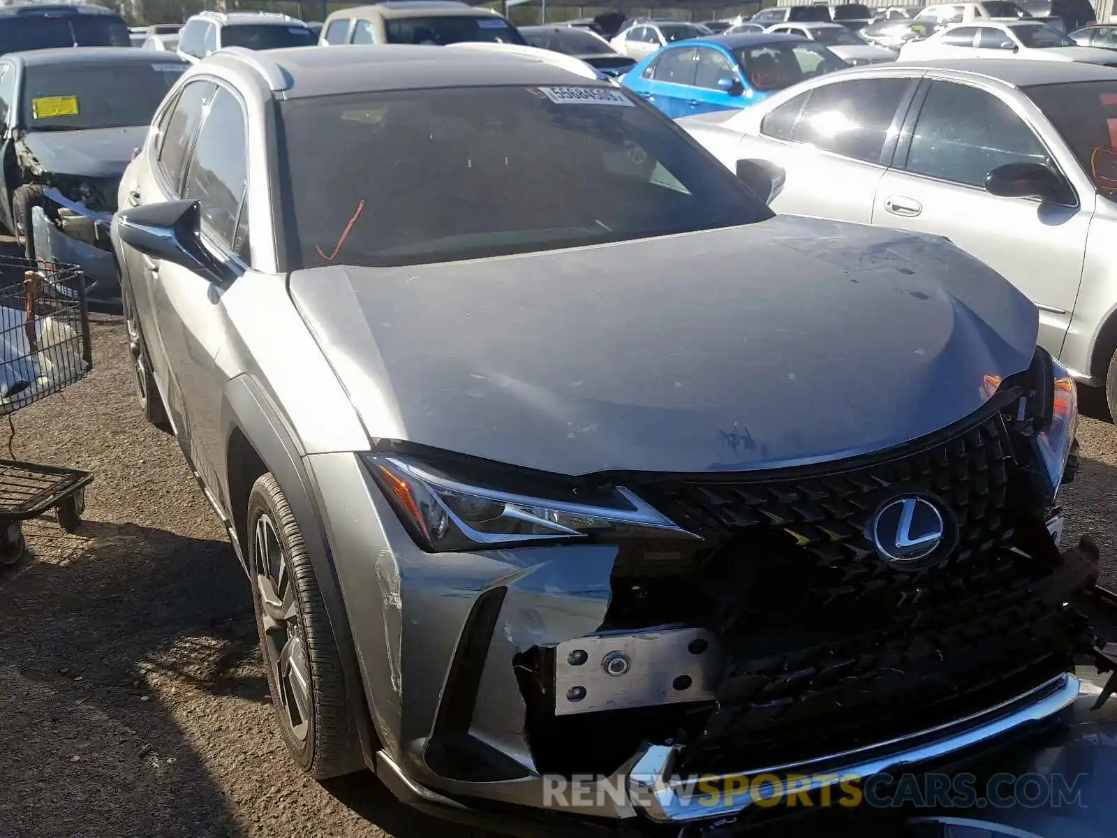 1 Photograph of a damaged car JTHY3JBH0K2003652 LEXUS UX 200 2019