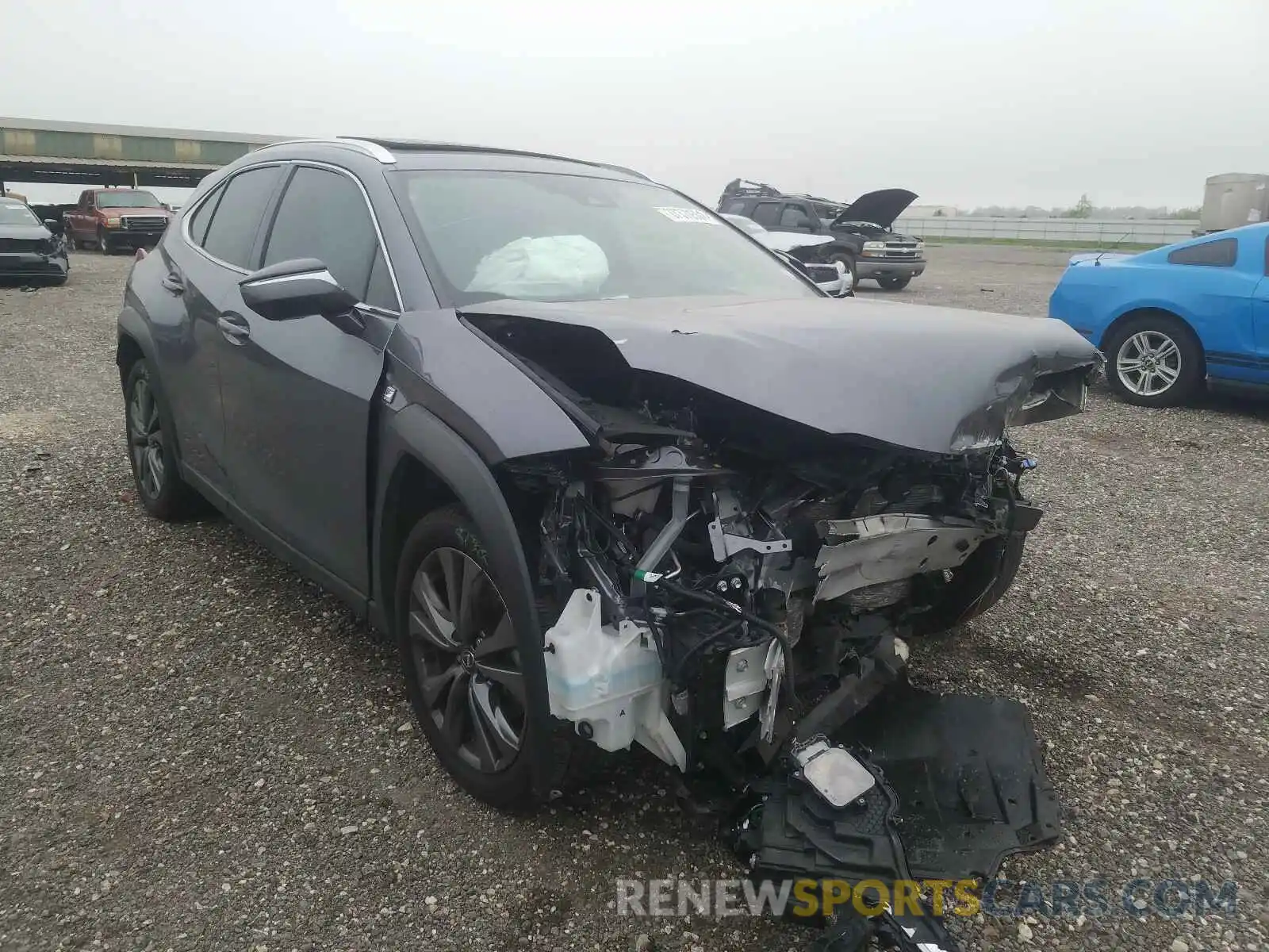 1 Photograph of a damaged car JTHY3JBH0K2005420 LEXUS UX 200 2019