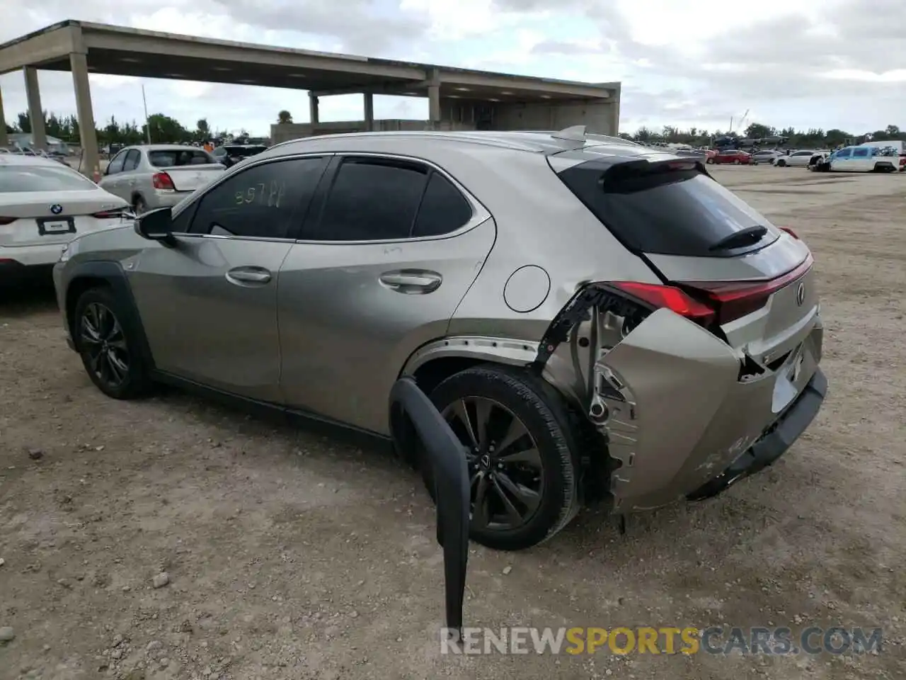 3 Photograph of a damaged car JTHY3JBH0K2006275 LEXUS UX 200 2019