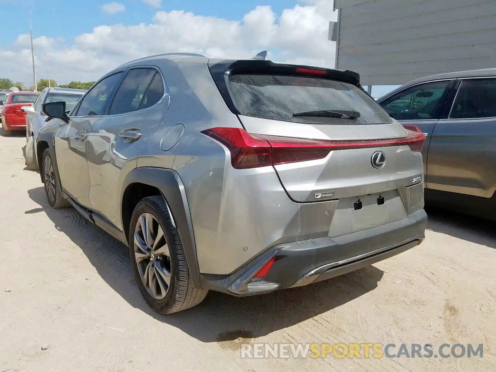 3 Photograph of a damaged car JTHY3JBH0K2009242 LEXUS UX 200 2019