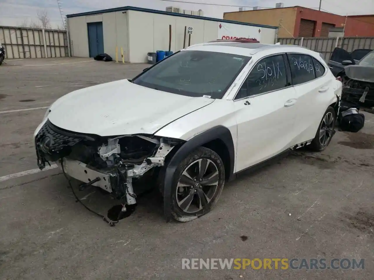 2 Photograph of a damaged car JTHY3JBH0K2013050 LEXUS UX 200 2019