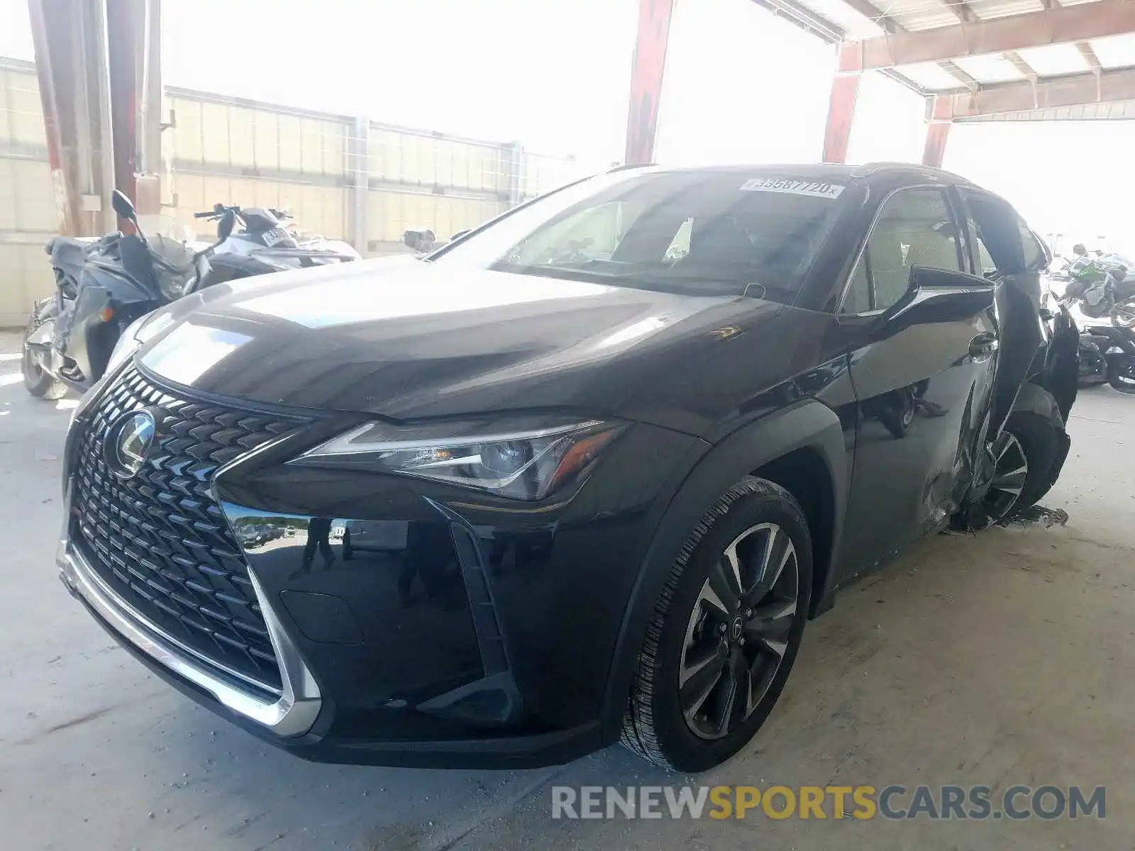 2 Photograph of a damaged car JTHY3JBH0K2014456 LEXUS UX 200 2019