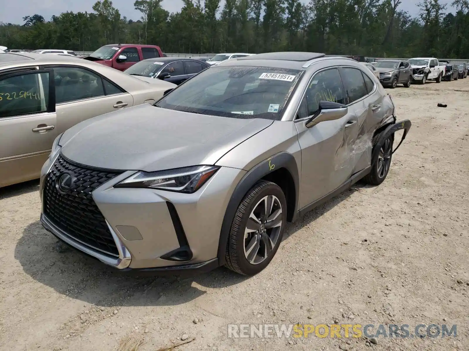 2 Photograph of a damaged car JTHY3JBH0K2016613 LEXUS UX 200 2019