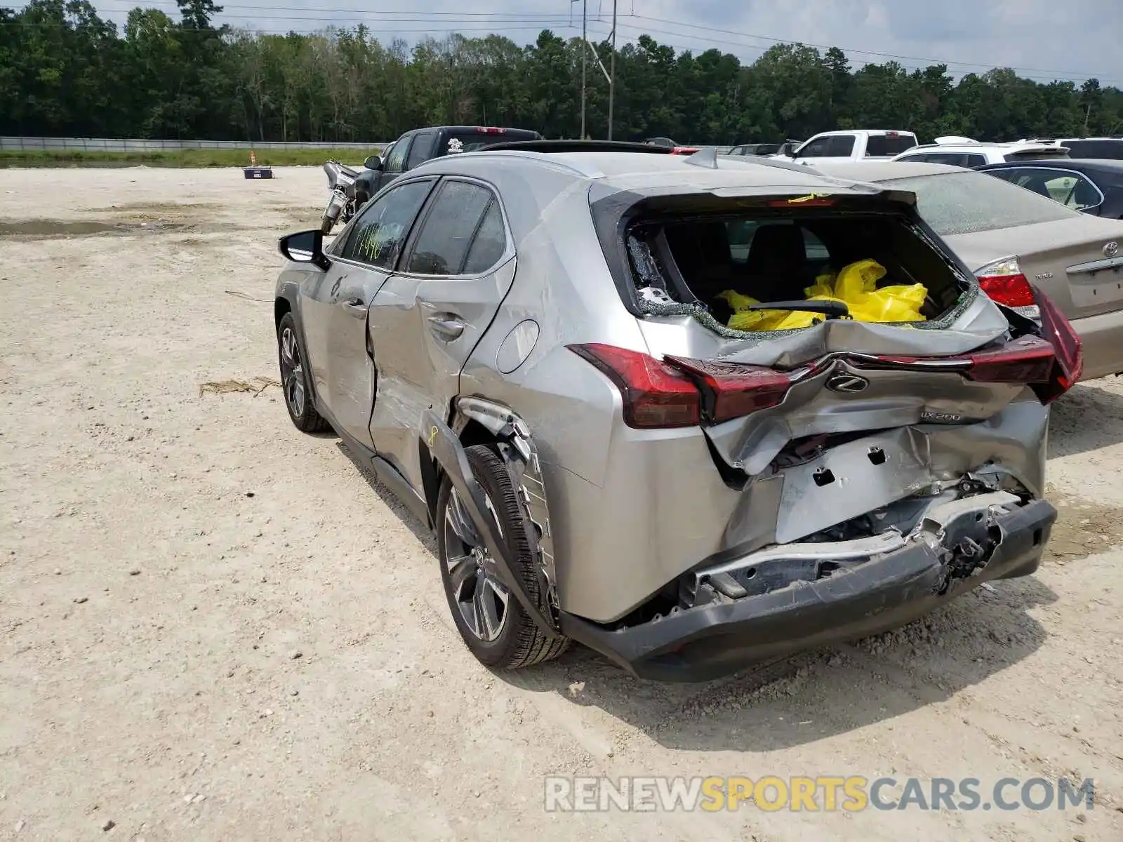 3 Photograph of a damaged car JTHY3JBH0K2016613 LEXUS UX 200 2019