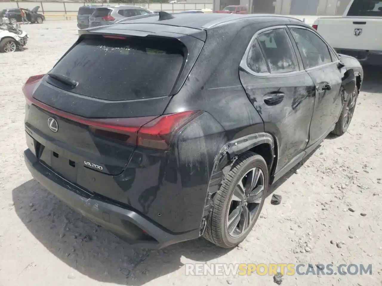 4 Photograph of a damaged car JTHY3JBH0K2017776 LEXUS UX 200 2019