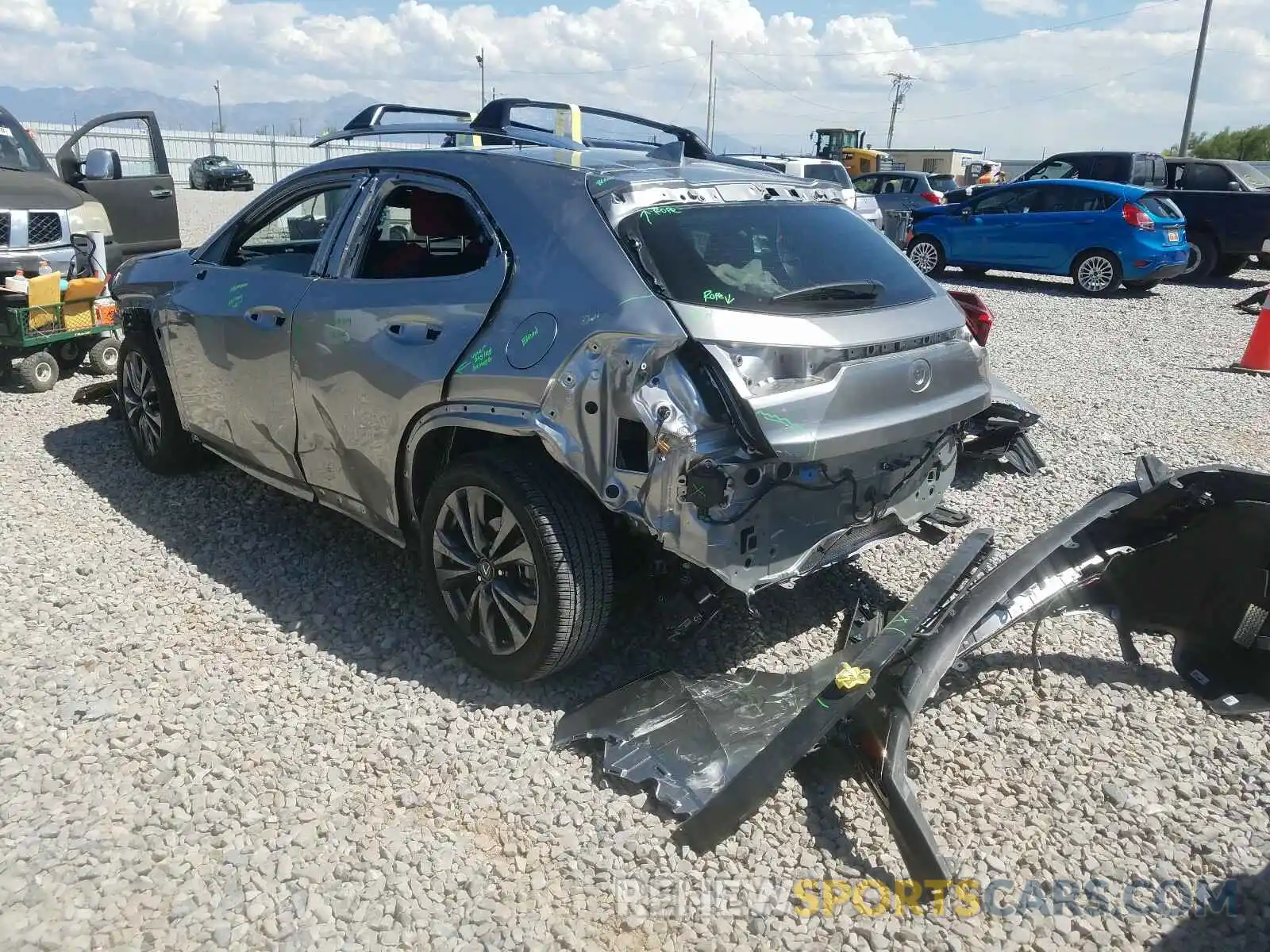 3 Photograph of a damaged car JTHY3JBH1K2002011 LEXUS UX 200 2019