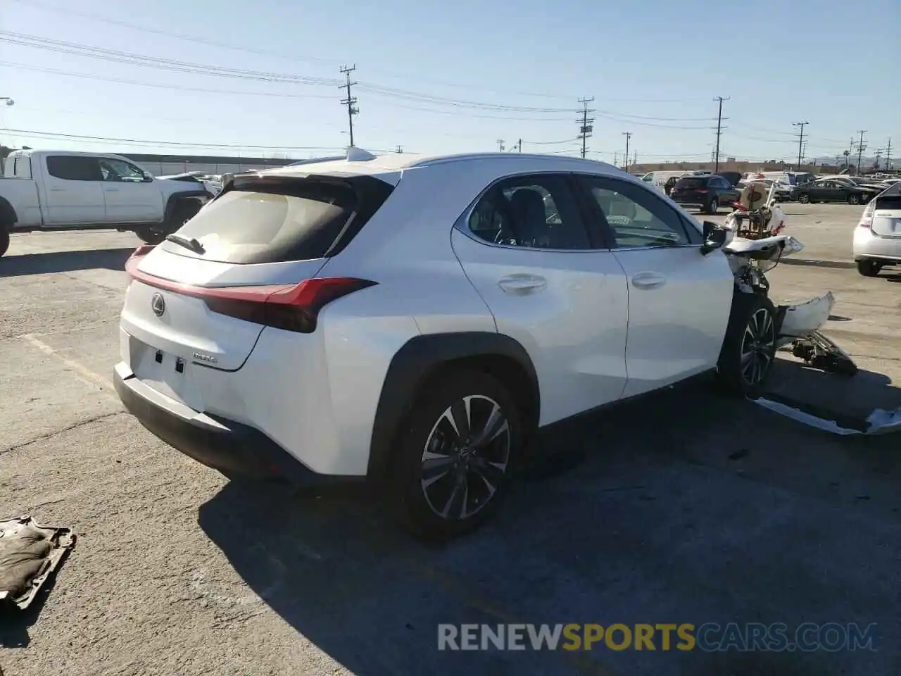 4 Фотография поврежденного автомобиля JTHY3JBH1K2005586 LEXUS UX 200 2019