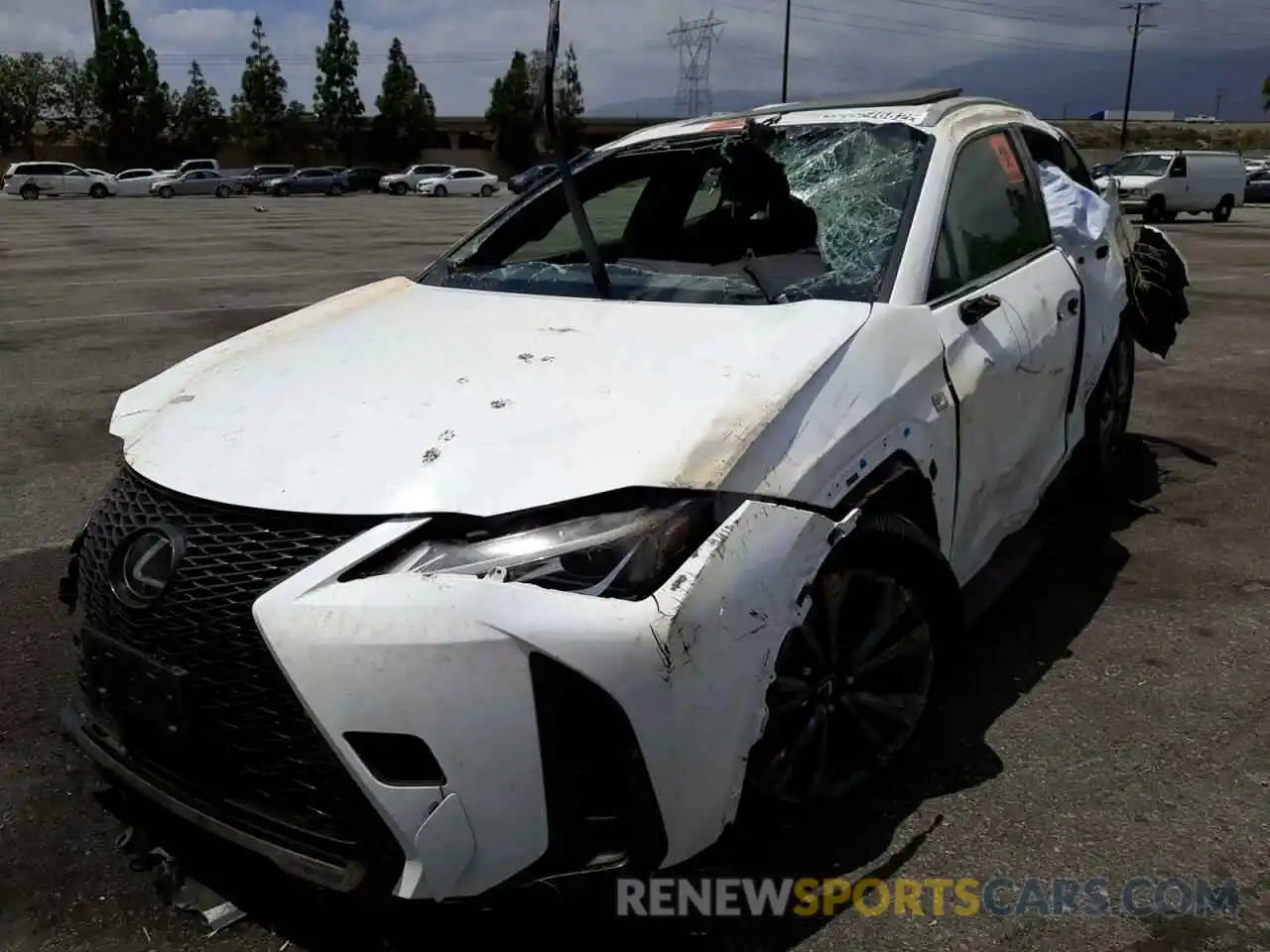 2 Photograph of a damaged car JTHY3JBH1K2006771 LEXUS UX 200 2019