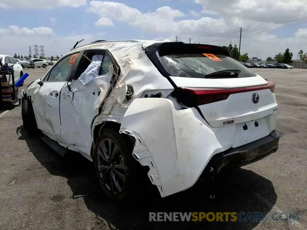 3 Photograph of a damaged car JTHY3JBH1K2006771 LEXUS UX 200 2019