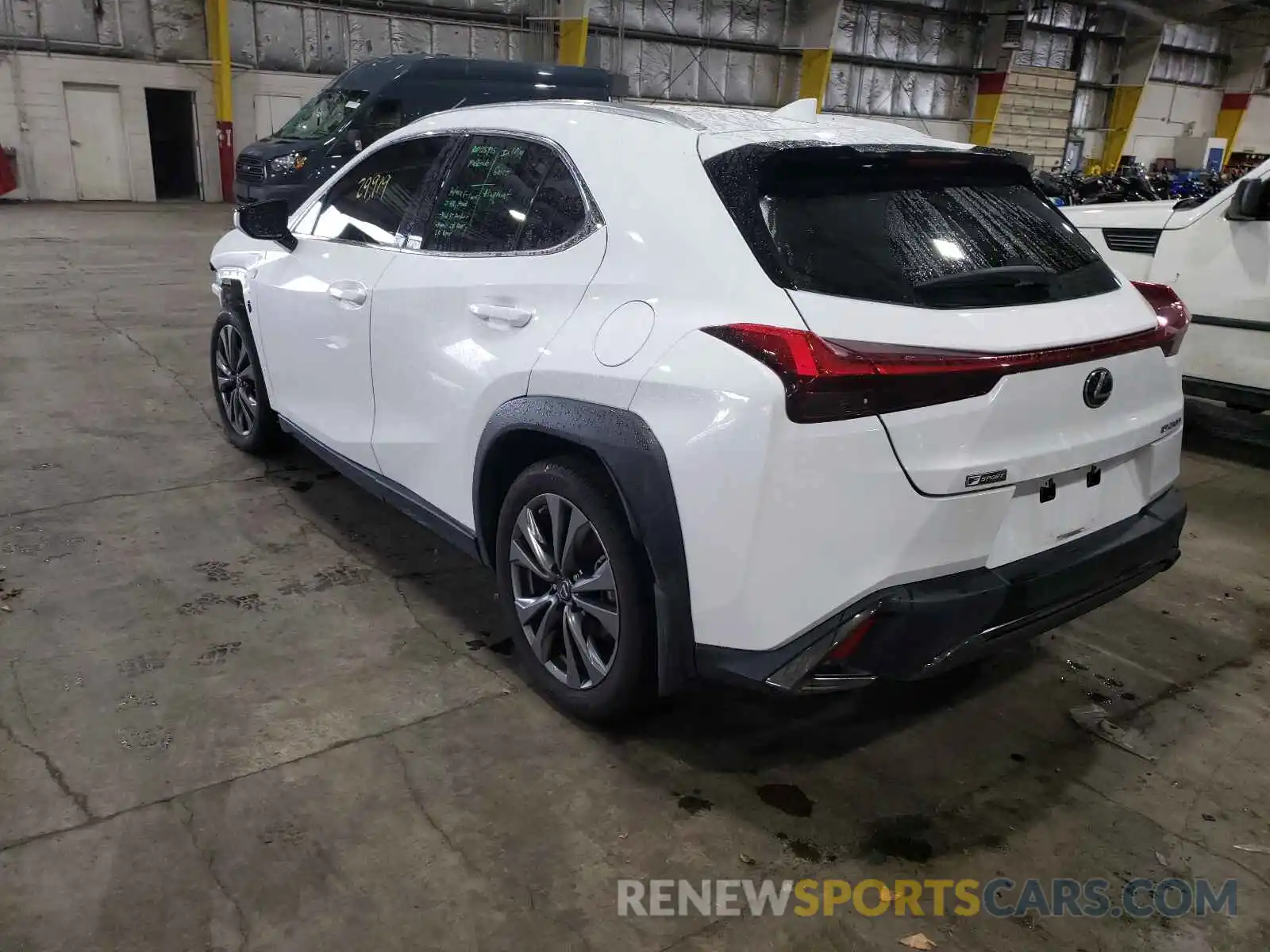 3 Фотография поврежденного автомобиля JTHY3JBH2K2003605 LEXUS UX 200 2019