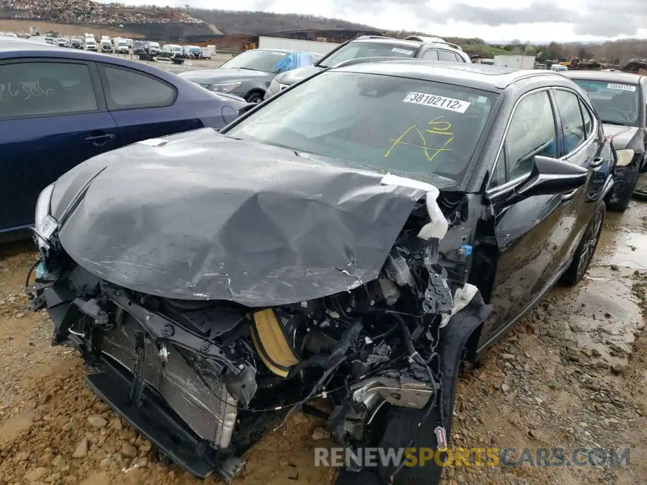 2 Photograph of a damaged car JTHY3JBH2K2006259 LEXUS UX 200 2019