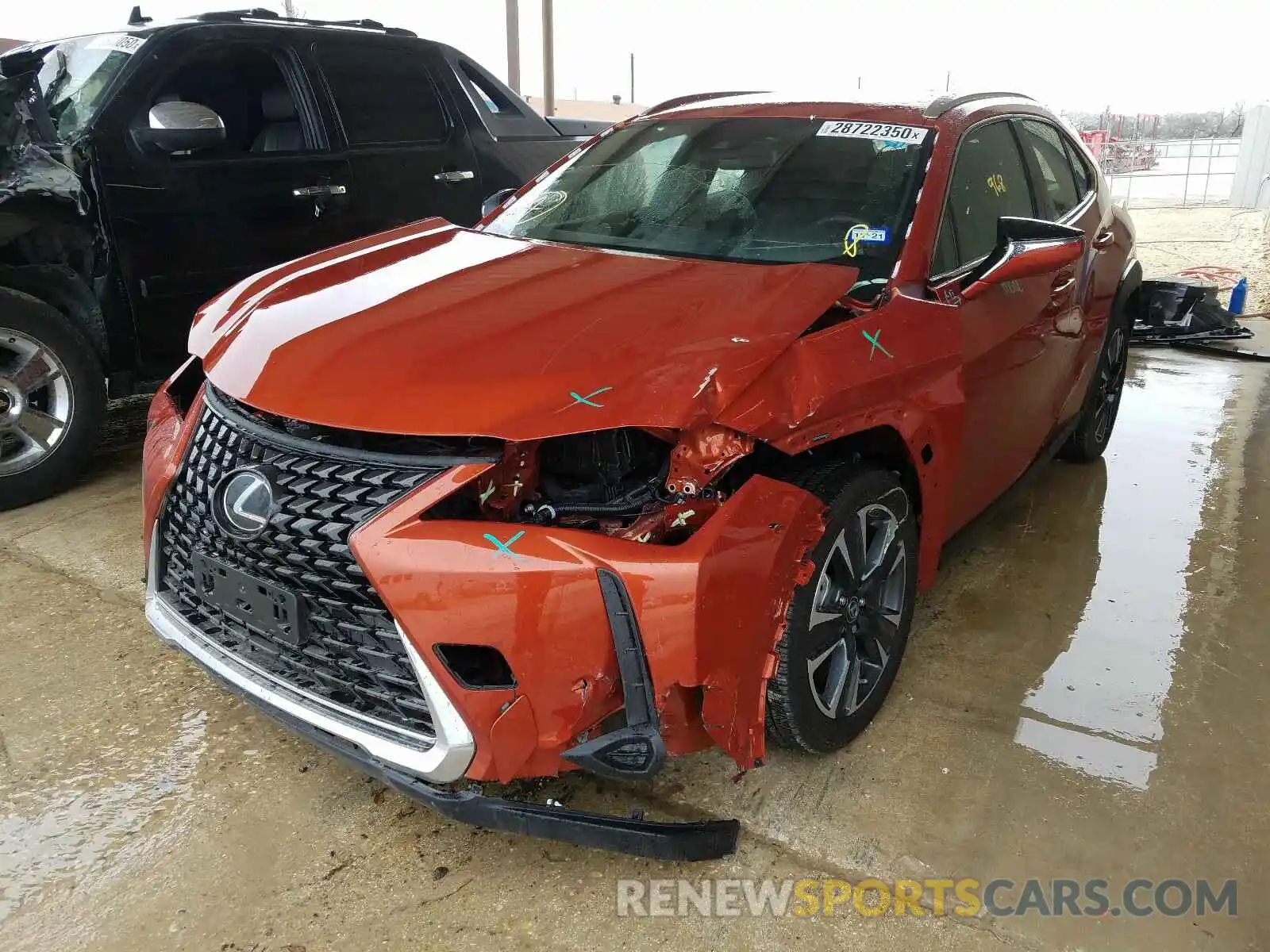 2 Photograph of a damaged car JTHY3JBH2K2007217 LEXUS UX 200 2019