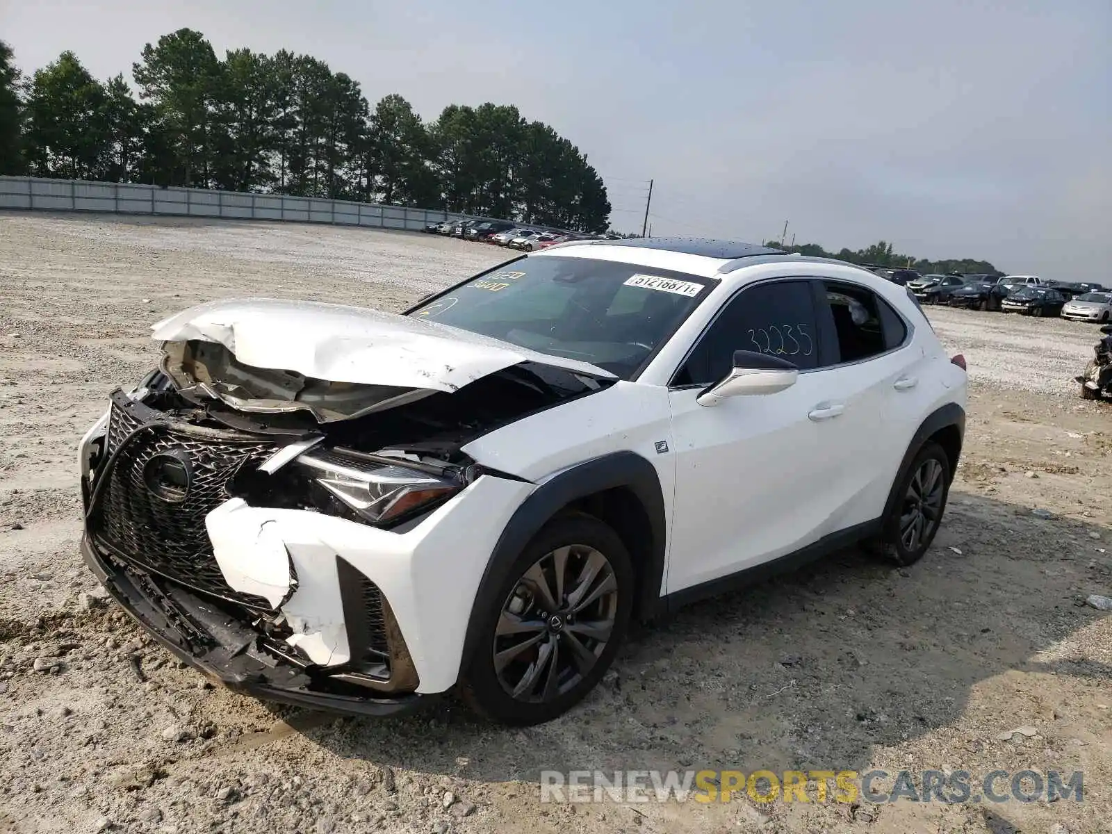 2 Photograph of a damaged car JTHY3JBH2K2013227 LEXUS UX 200 2019