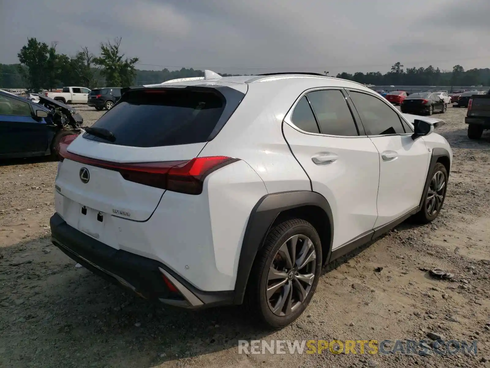 4 Фотография поврежденного автомобиля JTHY3JBH2K2013227 LEXUS UX 200 2019