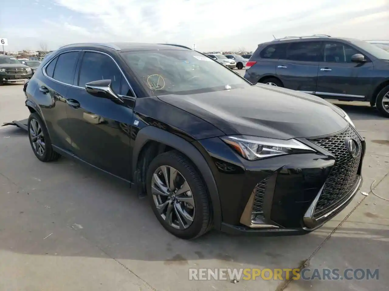 1 Photograph of a damaged car JTHY3JBH3K2000308 LEXUS UX 200 2019