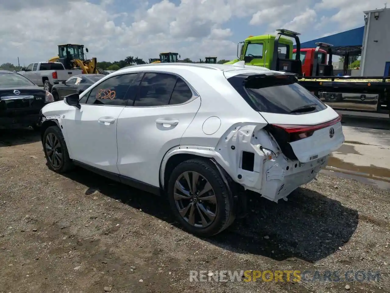 3 Photograph of a damaged car JTHY3JBH3K2001930 LEXUS UX 200 2019