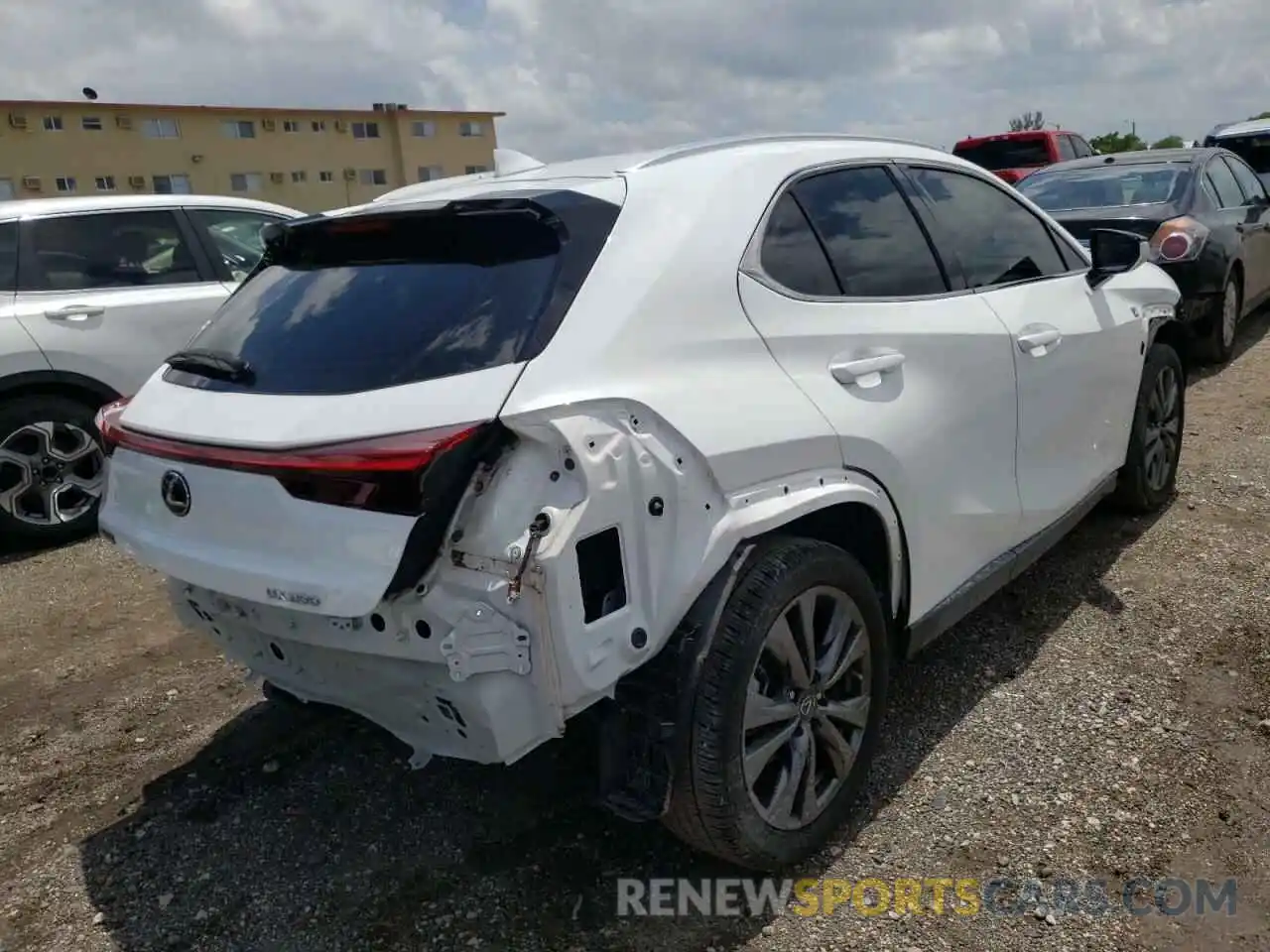 4 Фотография поврежденного автомобиля JTHY3JBH3K2001930 LEXUS UX 200 2019