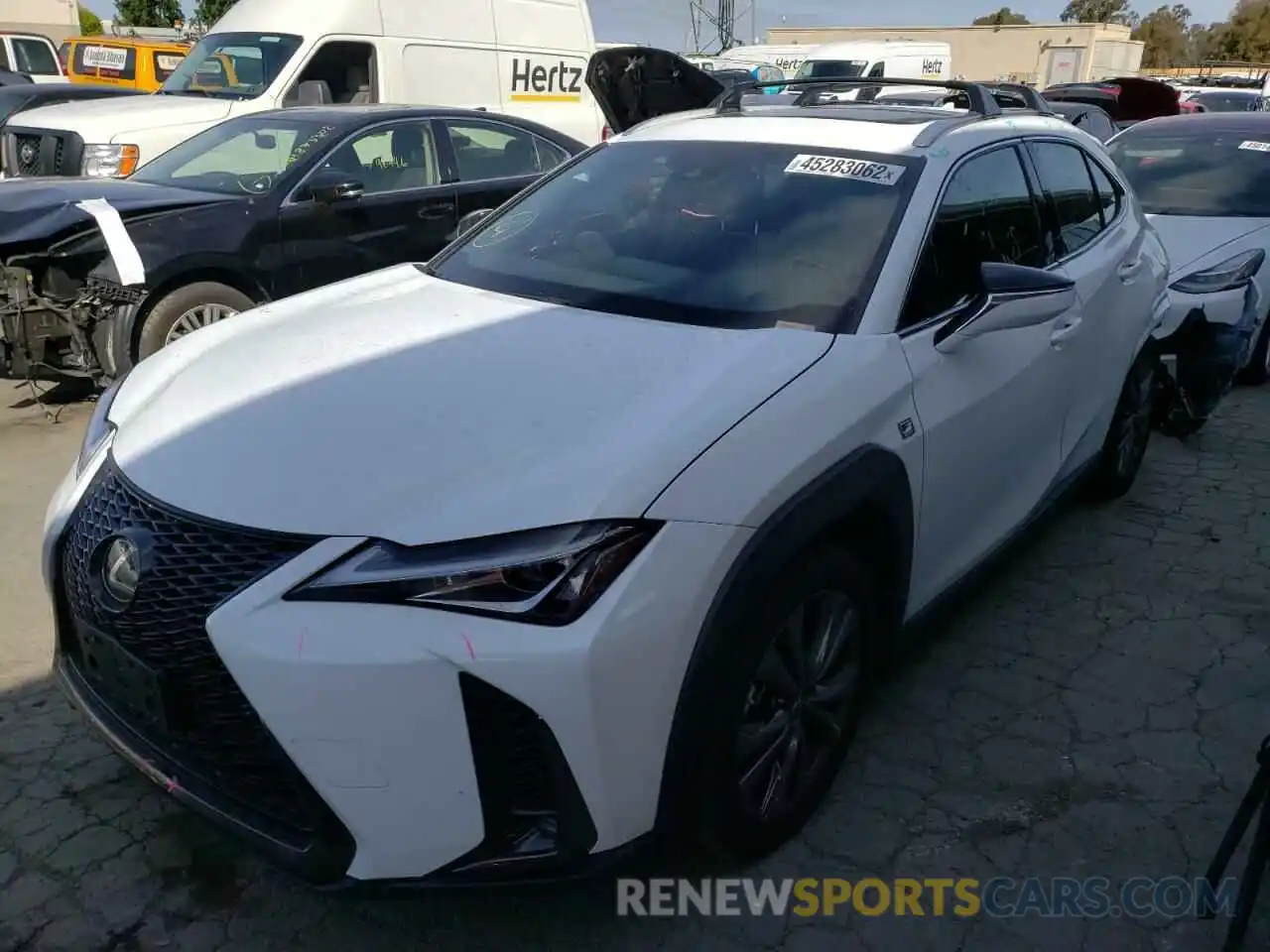 2 Фотография поврежденного автомобиля JTHY3JBH3K2002463 LEXUS UX 200 2019