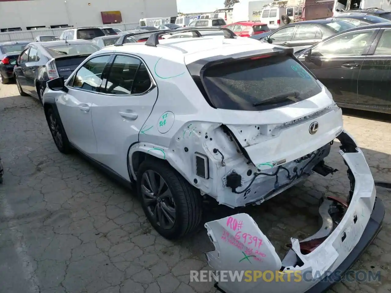 3 Фотография поврежденного автомобиля JTHY3JBH3K2002463 LEXUS UX 200 2019