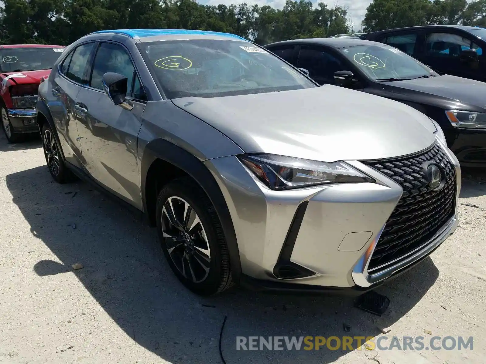 1 Фотография поврежденного автомобиля JTHY3JBH3K2002589 LEXUS UX 200 2019