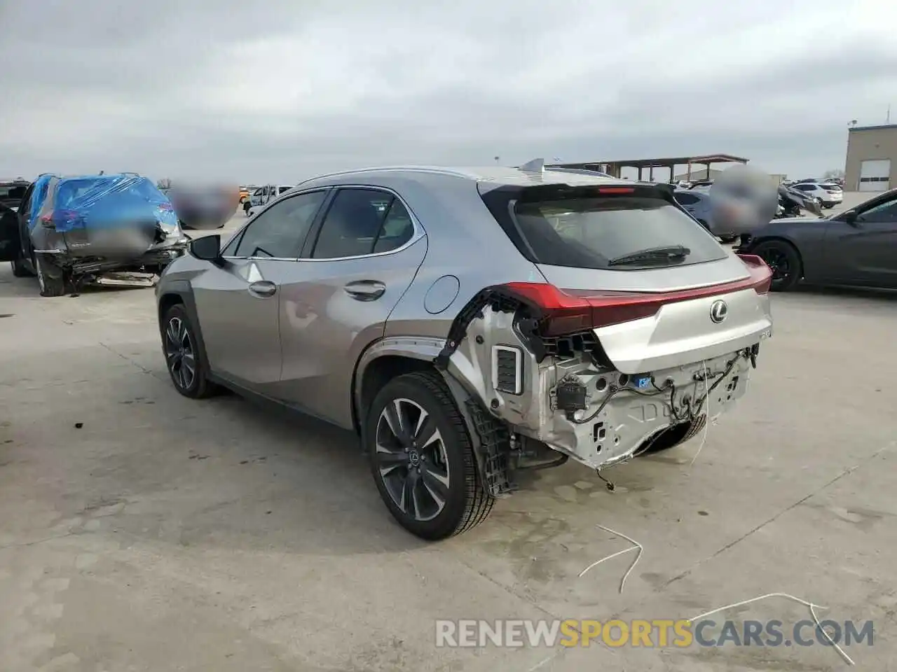2 Фотография поврежденного автомобиля JTHY3JBH3K2006383 LEXUS UX 200 2019