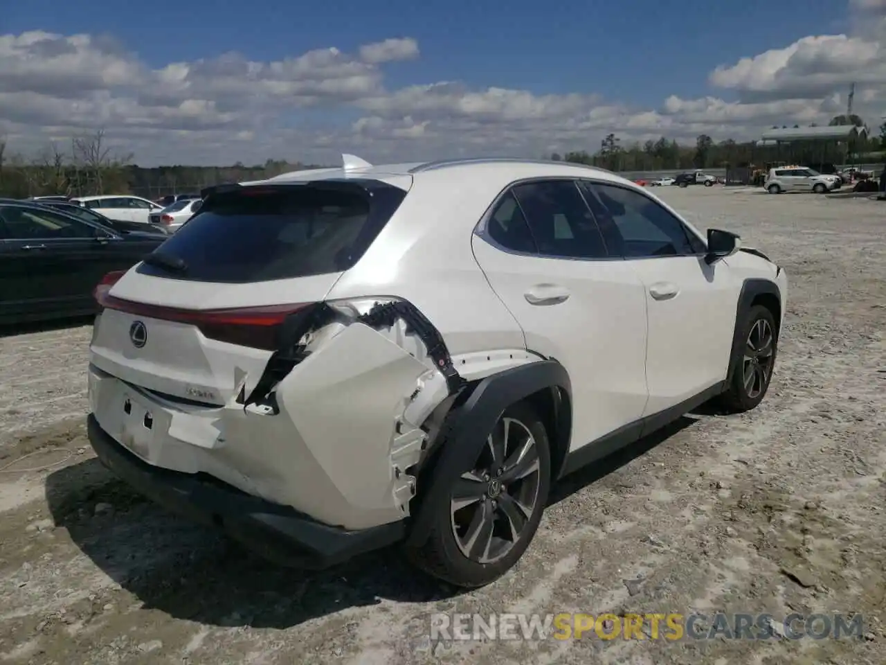 4 Photograph of a damaged car JTHY3JBH3K2007078 LEXUS UX 200 2019