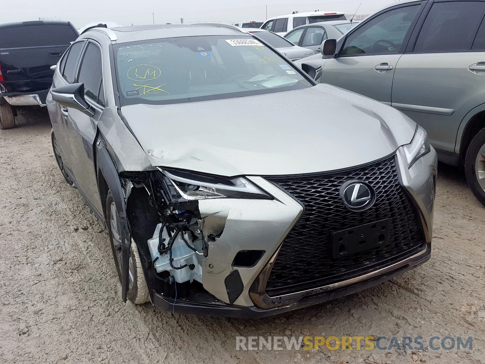 1 Photograph of a damaged car JTHY3JBH3K2008117 LEXUS UX 200 2019