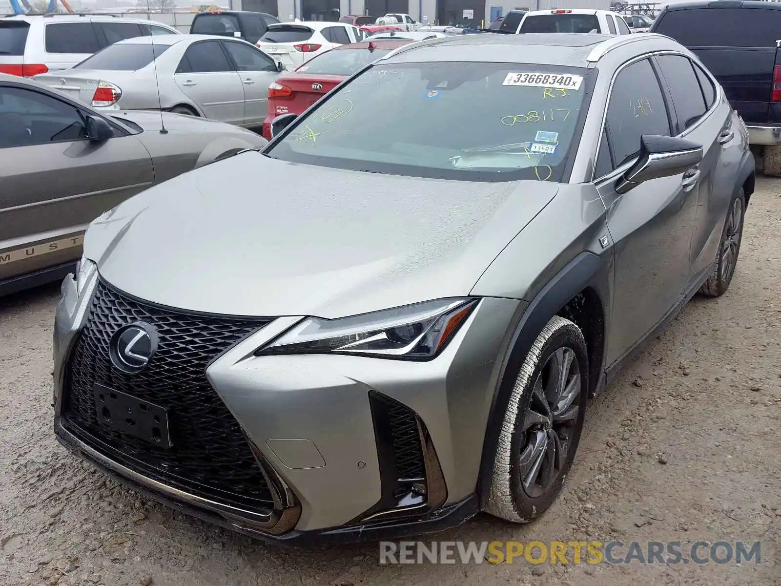 2 Photograph of a damaged car JTHY3JBH3K2008117 LEXUS UX 200 2019