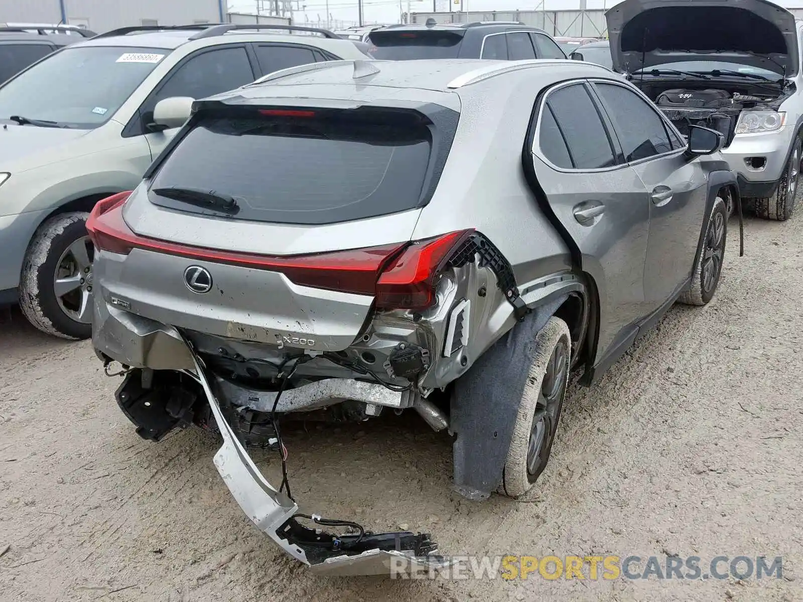 4 Photograph of a damaged car JTHY3JBH3K2008117 LEXUS UX 200 2019